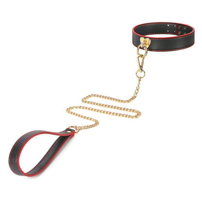 Slave Roleplay Set Leather Handcuffs Ankle Cuffs Ball Gag Mask Whip Collar Leash Sex Toys for Women Couples BDSM Bondage Kit
