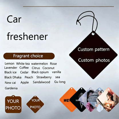 53pcs Car Scent Tablets Personalized Car Air Freshener Tablets With Pictures, Photos, Logo And Text - Perfect For Valentine's