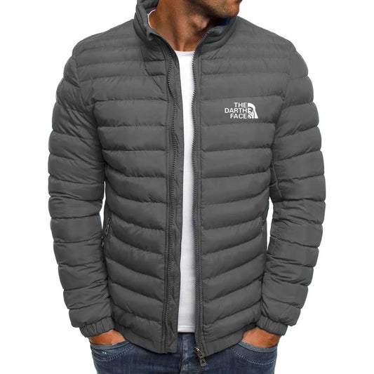 Thick Men New Warm Parka Jackets Winter Casual Men's Outwear Coats Solid Stand Collar Male Windbreak Cotton Padded Down Jacket