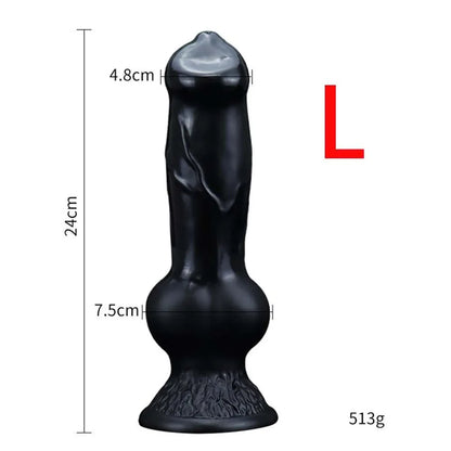 Huge Dildo Animal/Dog Dildo Realistic Penis with Suction Cup Big Butt Plug Giant Monster Cock Dick Adults Supplies for Men Women
