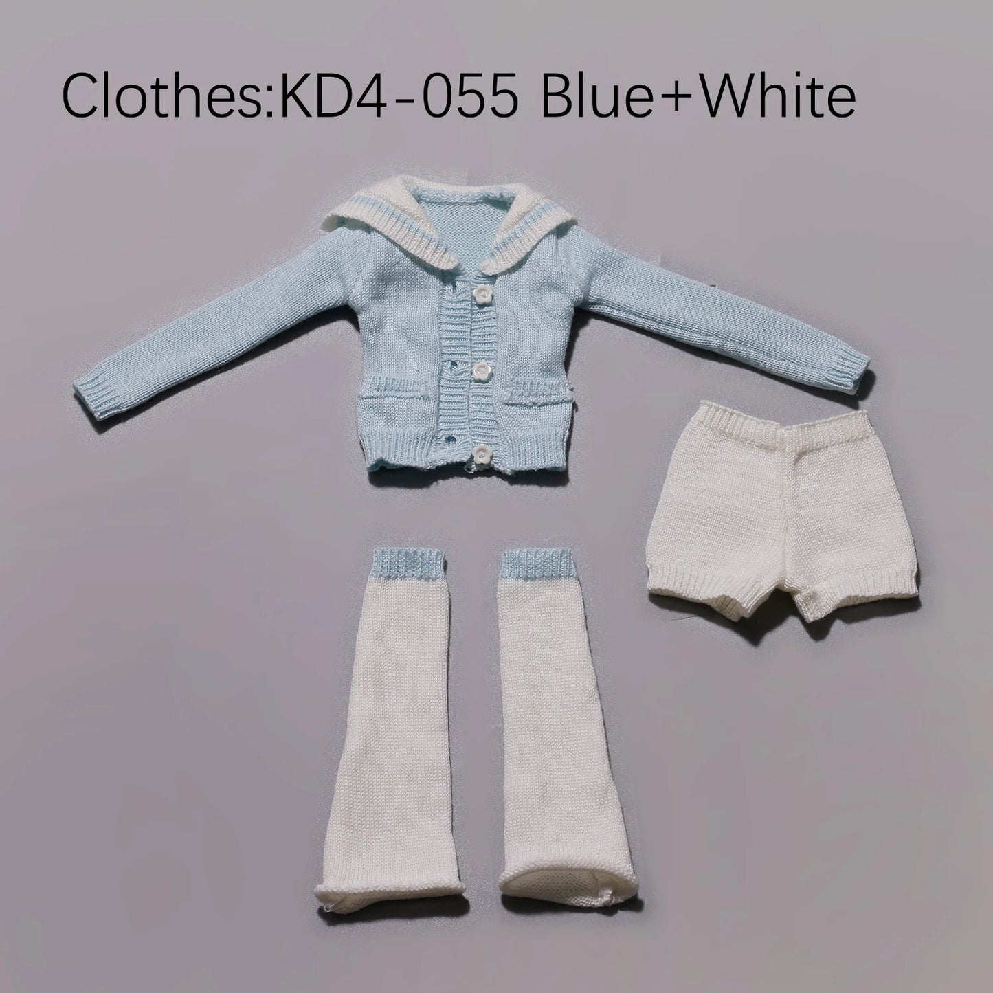 BJD Doll 1/4 Sadie E ShugaFairy Resin FullSet Summer Sailor Collar Knit Top Sweet School DailyWear Articulated Ball Jointed Doll
