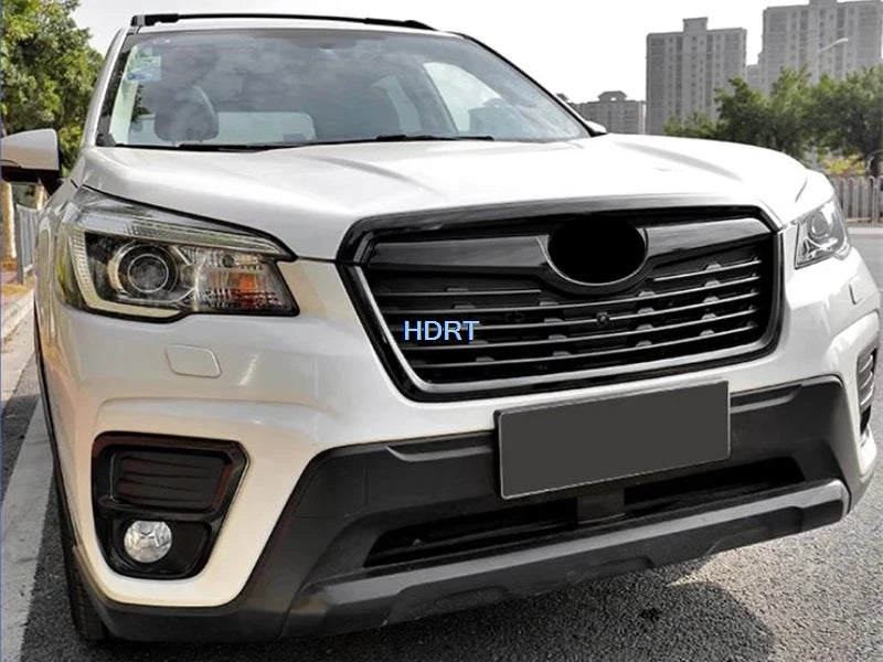 For Subaru Forester 2019-2021 Car Styling Front Racing Grills Hood Cover Trim Protector Decoration Accessories Exterior Sticker
