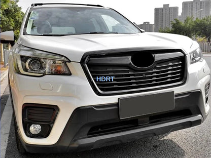 For Subaru Forester 2019-2021 Car Styling Front Racing Grills Hood Cover Trim Protector Decoration Accessories Exterior Sticker