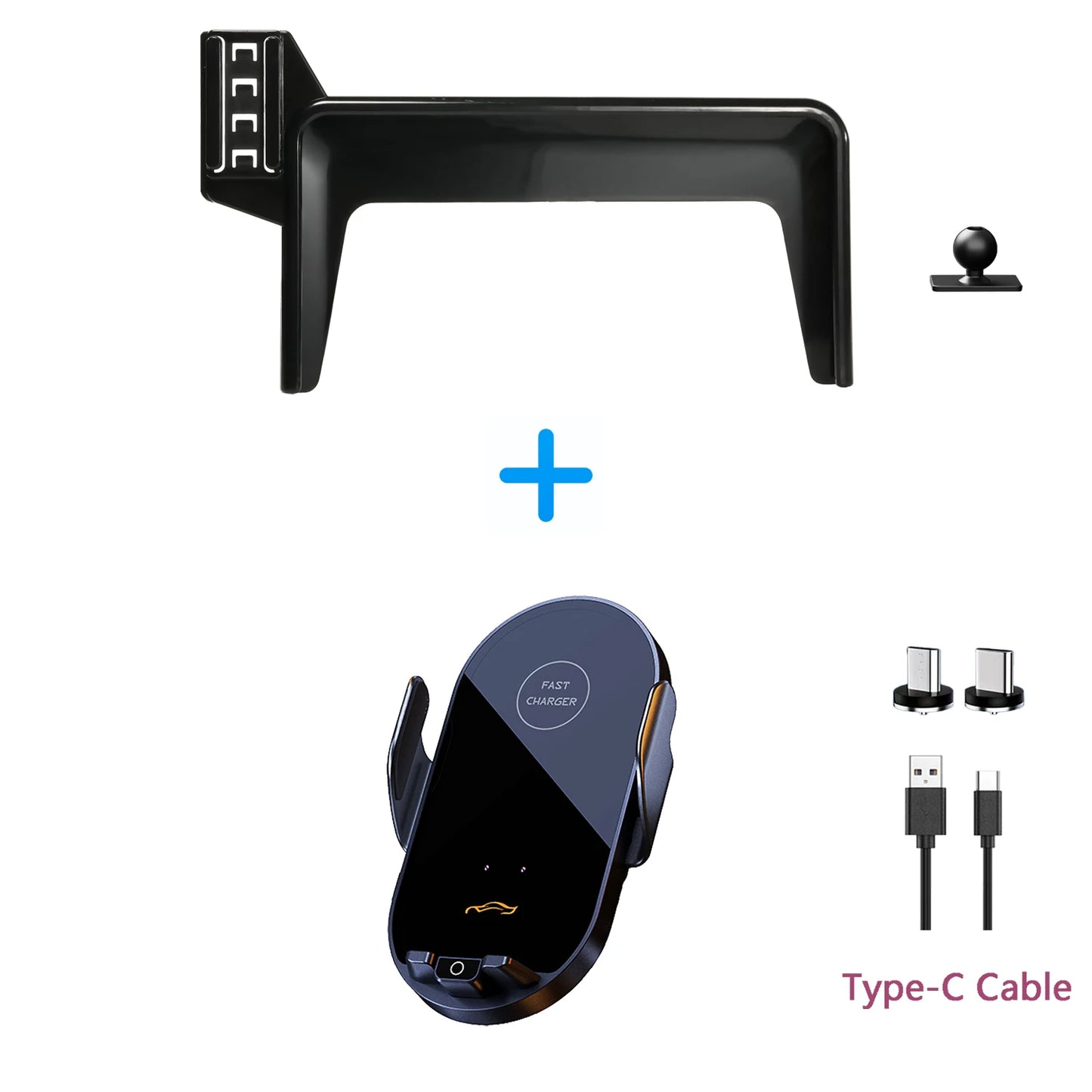 For Volvo EX30 2025 Car Phone Holder Mobile Phone Wireless Charger Stand Magnet Mount Car MagSafe Mounts for EX30 Accessories
