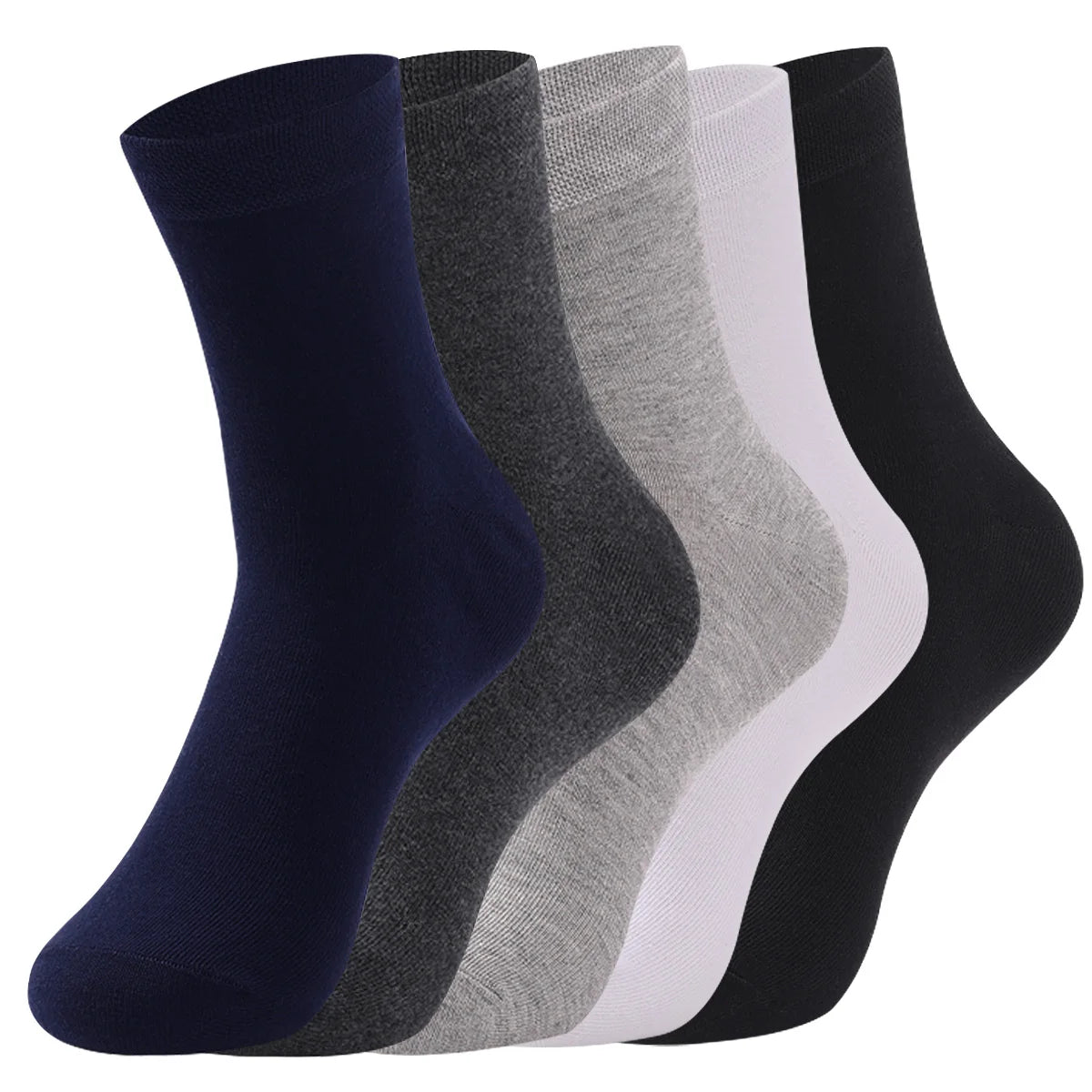 5/10 Pairs Men Women Cotton Socks Pure Color Thin Summer Soft Breathable White Black Business Summer Casual Men socks Large Size