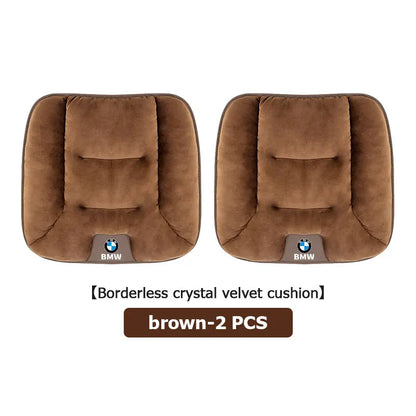 For BMW 3D Flannel Car Seat Cover Winter Warm Seat Cushion Anti Slip Auto Front Chair Seat Pad E90 E60 E46 E39 F30 F10 E87 X3 X4
