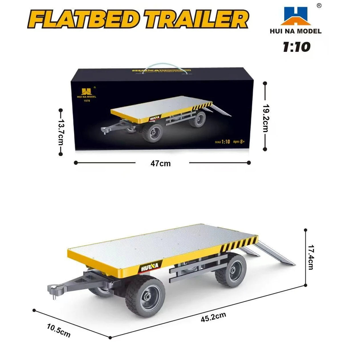 New HUINA 1577 1/14 RC Forklift 14CH RTR Electric Lifting Sound Light Effect 2.4G Remote Control Vehicel Toy Model Gifts
