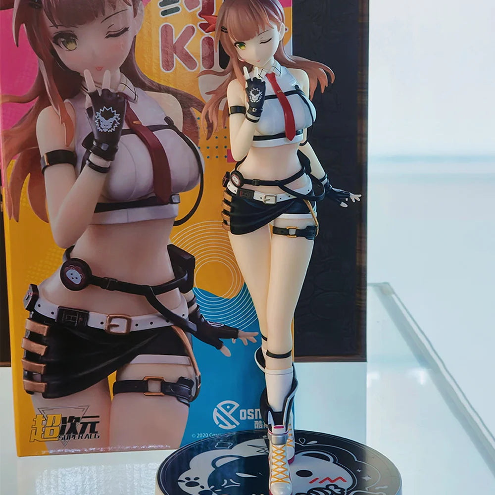 1pc Anime Girl Figure Made of Soft Silicone, Atmosphere Desk & Car Decor Collectible Statue, Ideal Gift for Birthdays & Holidays