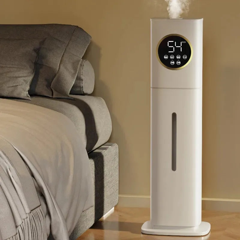 Floor Standing Humidifier Large Capacity Ultra Quiet Sterilization Purification for Nursery Bedroom Air Conditioned Room