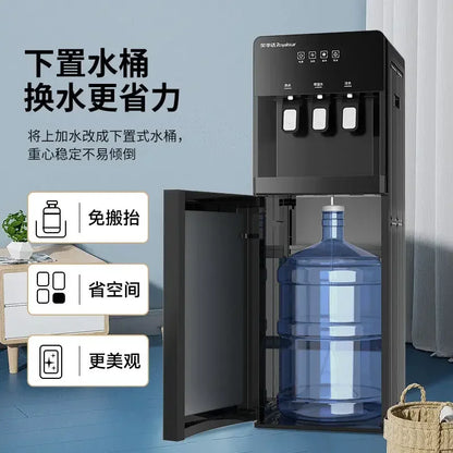 NEW Water dispenser 220V vertical new double door household cooling hot office tea water boiler energy saving bucket water