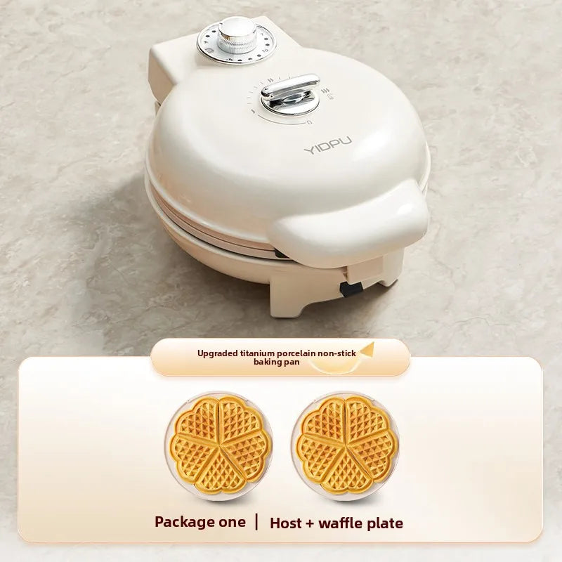 220V Yidepu Multifunction Electric Pancake Maker Timer Temperature Control Waffle Iron Double Sided Grill  Breakfast Machine