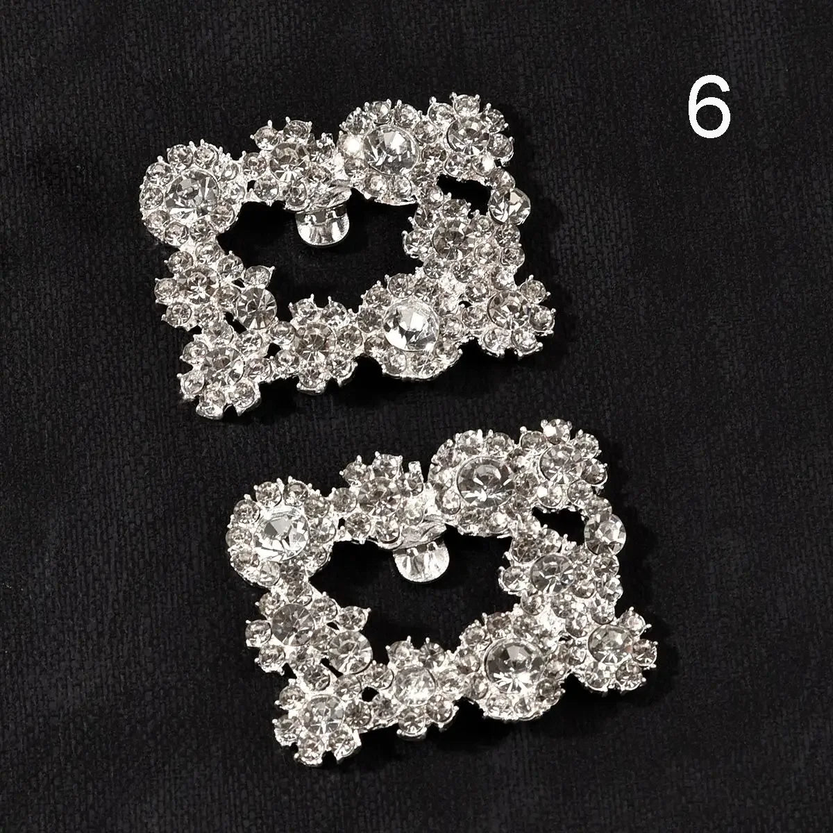 1Pair Wedding Shoes Decorations Pearl Shoes Clip High Heel Shiny Clips Charm Buckle Rhinestone Brooch Bride Pendant Accessories