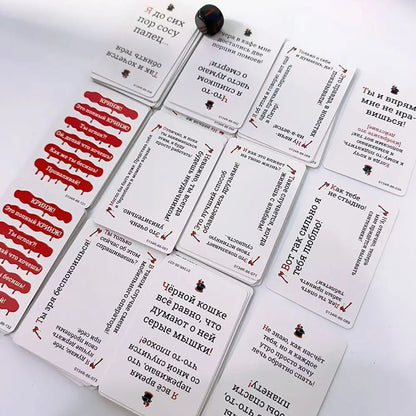 Кринж Funny Social Awkward Moments Card Game for Parties Multiplayer Tabletop Entertainment Board Games Juegos De Mesa