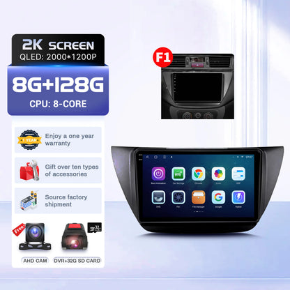9" For Mitsubishi Lancer 9 CS 2000-2010 Car Radio 2K QLED Screen Android 16 Wireless BT Carplay Touch 4G WIFI