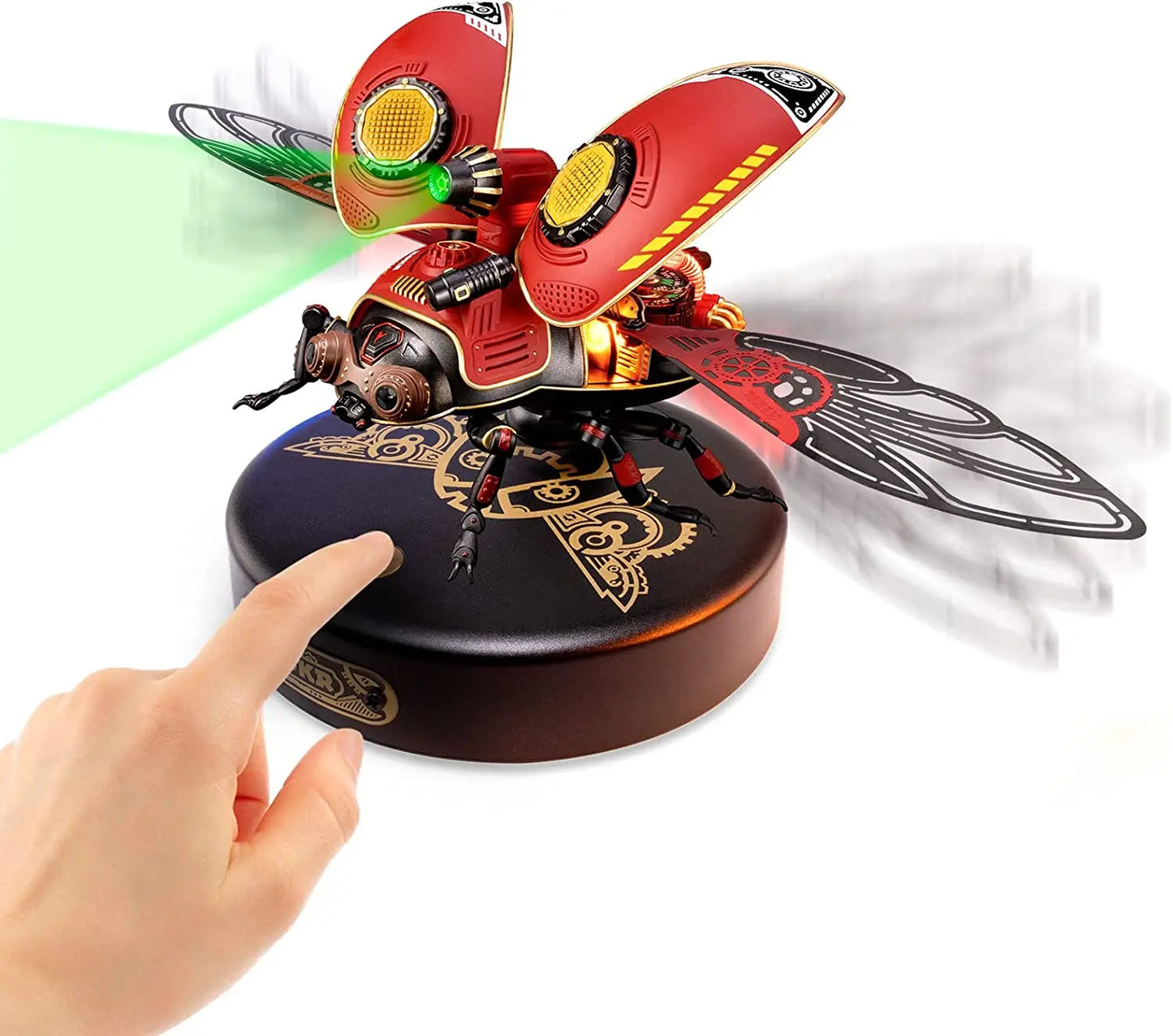 ROKR Adult Plastic Model Kit, 3D Puzzle Scout Beetle, Insect Model, Cyberpunk Decorative Gift Idea (MI02)