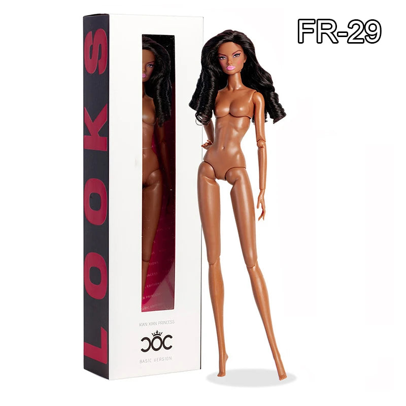 FR30 FR31 32cm Supermodel Doll Fashion Cute Trendy Figure DIY Toys White Skin Original European American Style Fashion Collector
