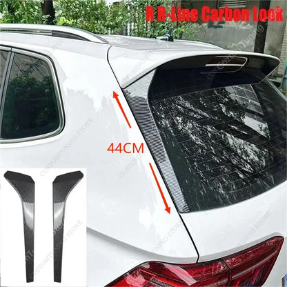 Gloss Black Car Rear Wing For VW Tiguan MK2 Rline \ Standard 2017-2021 Side Spoiler Canard Wing Tuning Accessories ABS Plastic