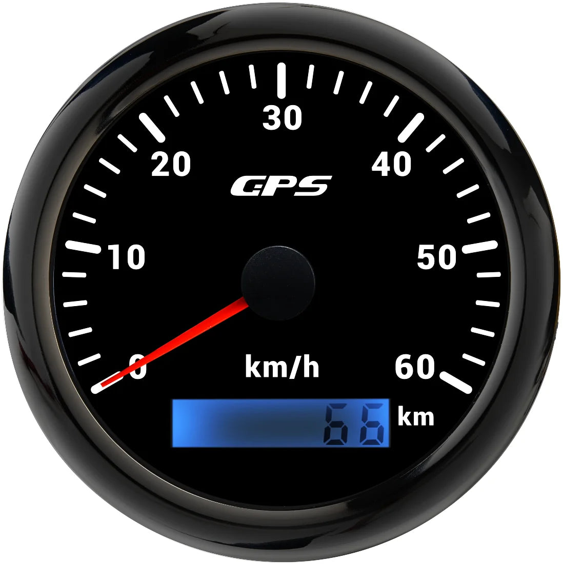 Universal 85MM GPS Speedometer Gauge 7 Color LED Backlight For Motorcycle Marine Boat Truck 60 Kmh 200 Kmh Speed Gauge Meter