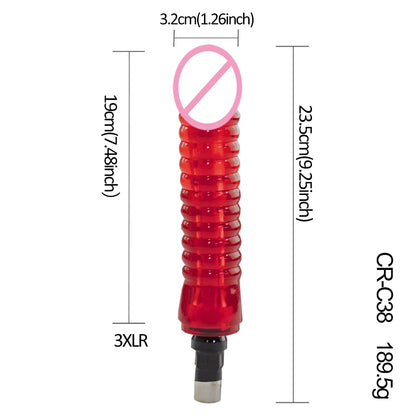 Dildo-Entry-Level Sex Machine A2/F2/F3 Accessories 3XLR Accessories Dildos Suction Cup Sex Products For Women And Men