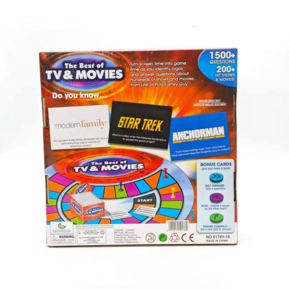 The Best of TV & Movies Film and TV knowledge board game Adult casual party quiz card game