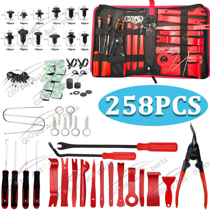 Car Interior Disassembly kit plastic trim removal tool car clips puller diy Panel Tools for auto trim puller set Hand Tool Set