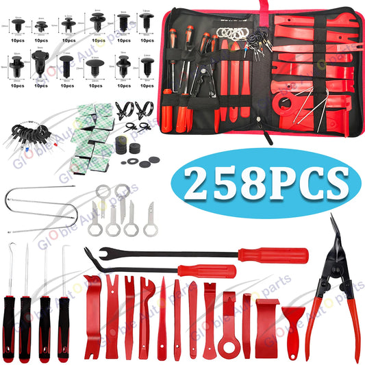 Car Interior Disassembly kit plastic trim removal tool car clips puller diy Panel Tools for auto trim puller set Hand Tool Set