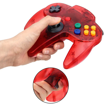 8 Colors Wired Gamepad For N64 Console Joypad Control for N64 Classic Joystick Retro Game Console Gamepad Accessories