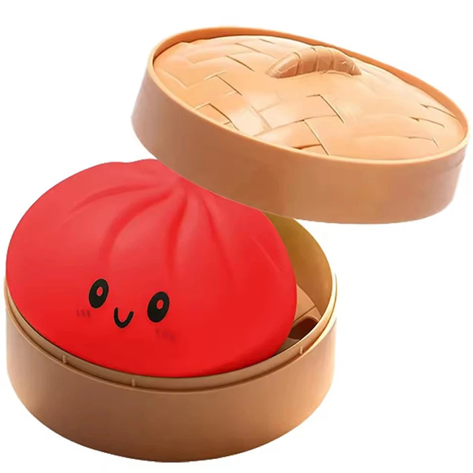 2026Glitter Dumpling Glitter Dumpling Squishy with Box Dumplings Sensory Squeeze Toy for Stress Relief