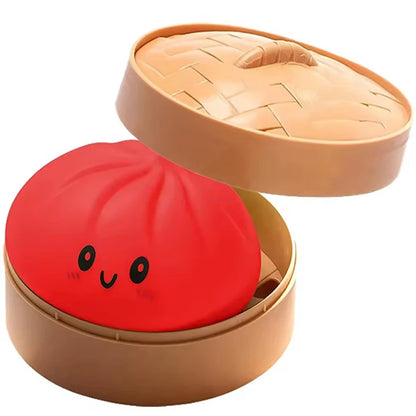 2026Glitter Dumpling Glitter Dumpling Squishy with Box Dumplings Sensory Squeeze Toy for Stress Relief