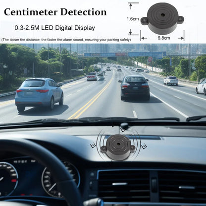 Universal 8 Sensor Parking Kit 22mm 12V Car Truck Buzzer Alarm Reverse Backup Radar Detection System