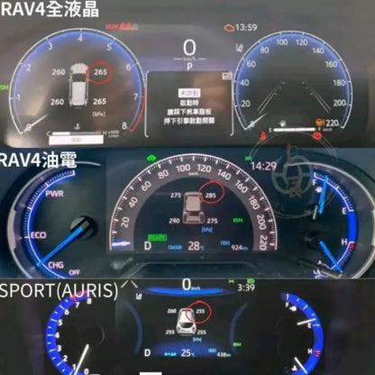For Toyota Rav4 2019-2024 Xa50 Smart Car TPMS Tyre Pressure Monitoring System Digital LCD Dash Board Display Auto Security Alarm