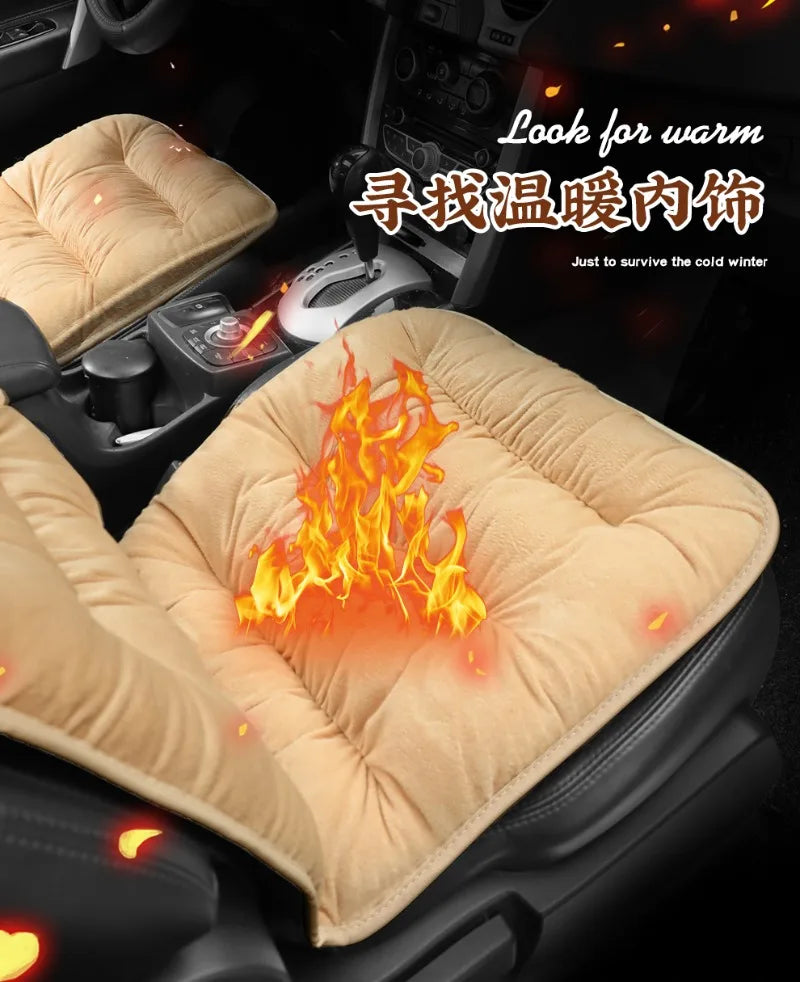 1PC Car Seat Cover  Winter For Lexus ES GX HS IS Altezza LS NX RX Harrier SC Soarer SC US Short Plush Warm Seat Cushion