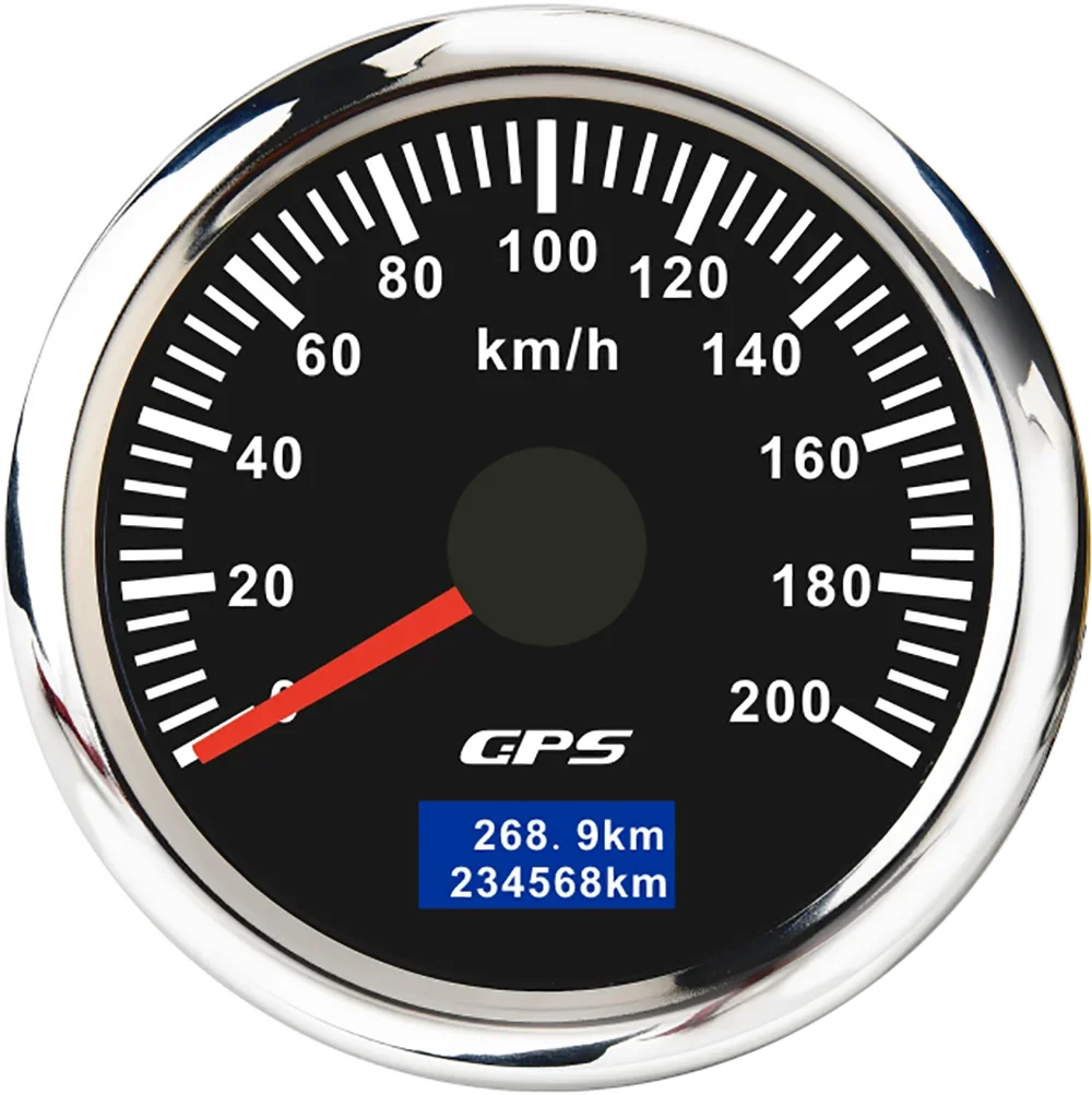 30/60/80/120/200 Km/h GPS Speedometer 52MM Car Truck Speed Gauge Meter With GPS Antenna With 7 Color Backlight 9-32V