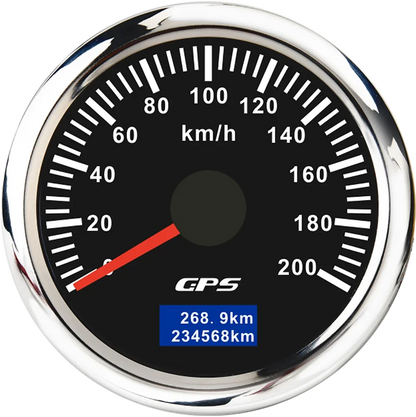 30/60/80/120/200 Km/h GPS Speedometer 52MM Car Truck Speed Gauge Meter With GPS Antenna With 7 Color Backlight 9-32V