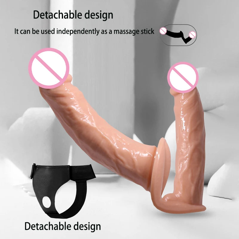 Detachable Multi-Functional Double-Headed Penis, Wearable Pants, Female Masturbation, Female Masturbation, Adult Sex Toys, Soft