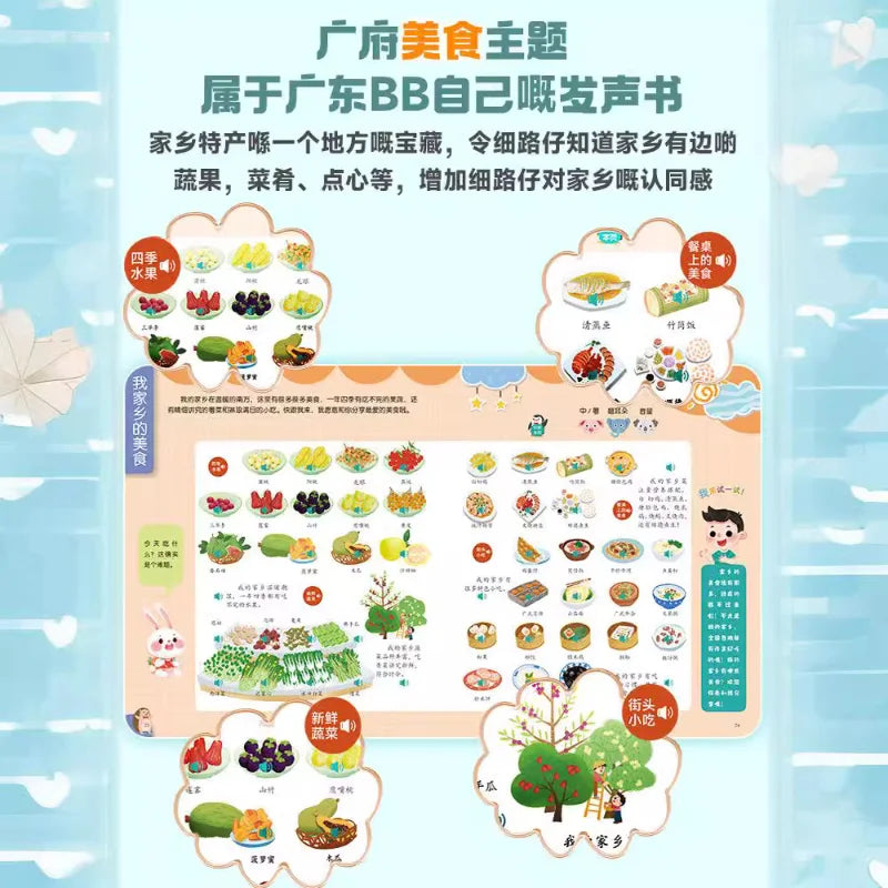 Learn Cantonese, Audiobook, Children Learn To Speak Cantonese with Audiobook, Cognitive Early Education Enlightenment