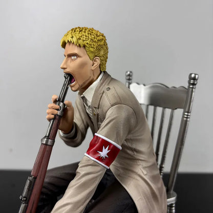 Attack On Titan Reiner Braun Figure, Anime Character Statue Model, Desktop Decor Collectible Gift For Anime Fans