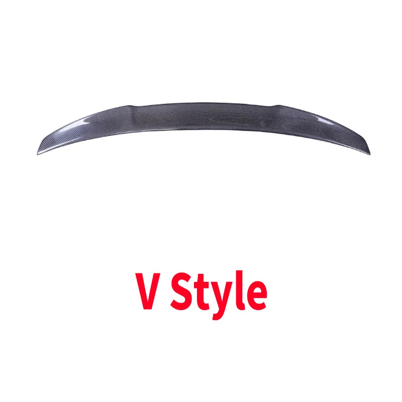 For Audi A3 S3 RS3 8V 2013-2020 Rear Trunk Wing Carbon Fiber M4/PSM/R/V/HK Style Spoiler Tail Fin Guard Board Kits Accessories