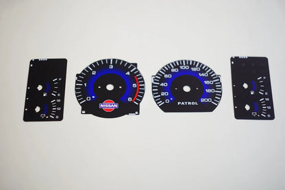 Automotive Interior Dashboard Lining Accessories For Nissan Patrol Y60 Dashboard Interior Patch Y60 Patrol Speed Display Pad