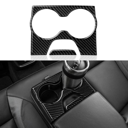 For Chrysler 300 (2011-2014) Car Center Console Gear Shift Panel Steering Wheel Cover Carbon Fiber Interior Sticker Accessories