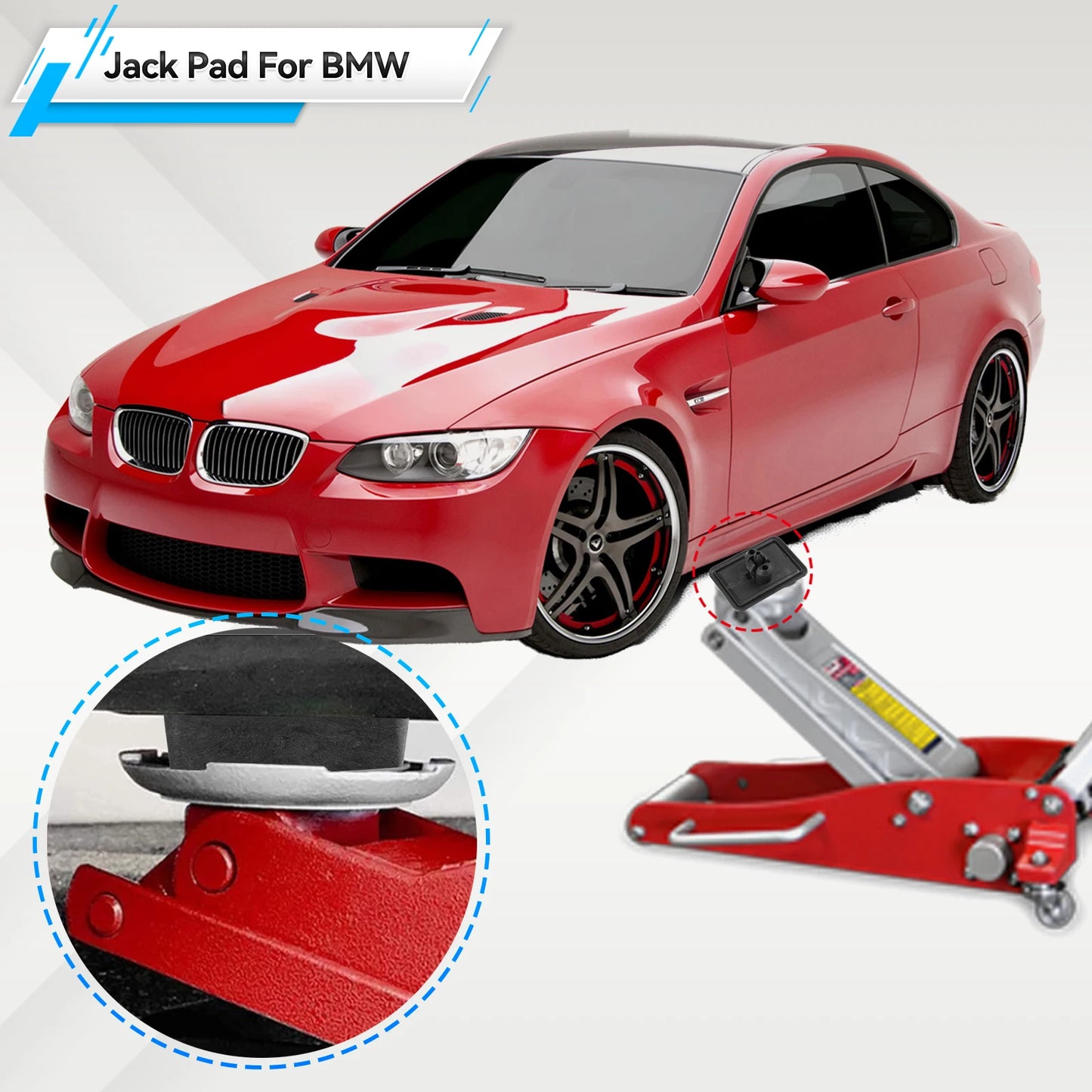 4pcs 51717001650 Under Car Jack Lift Jacking Point Support Pad Plug Block Cover for BMW 5series E39 7series E38 X5 E53 Auto