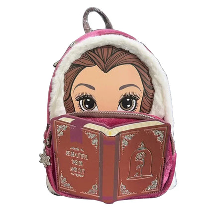 Loungefly Princess Series Manga Style Animated Collage Collection Mini Backpack