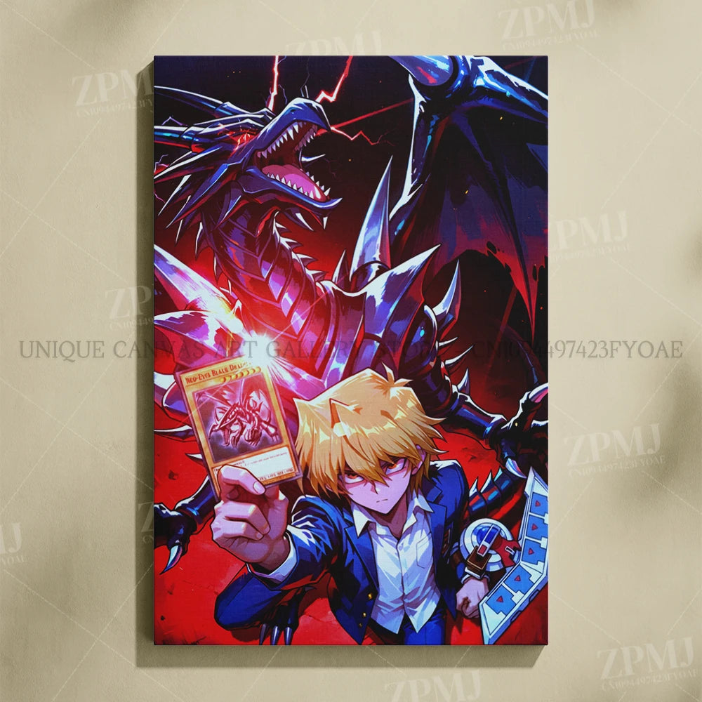 Yu-Gi-Oh! Canvas Pictures Painting Anime Figures Home Decoration Prints Poster For Living Room Frameless Wall Artwork Mural