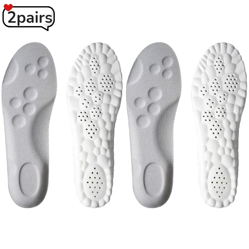 Upgrade Massage Sports Insoles Super Soft PU Insole for Feet Running Baskets Shoe Inserts Soles Arch Support Orthopedic Cushion