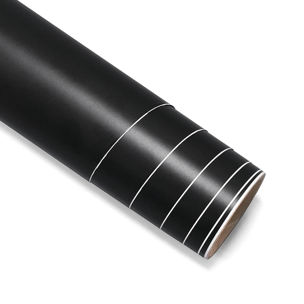 Premium Matte Black Car Vinyl Wrap Film Bubble Air Free Release Decal PVC Motocycle Truck Body DIY Self Adhesive Decoration Film