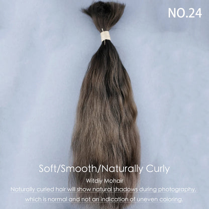 witdiy/23-26cm/mohair doll hair/organic hair/mohair hair bundles/Schengen hair/reborn doll wig/Blythe hair/mohair wig