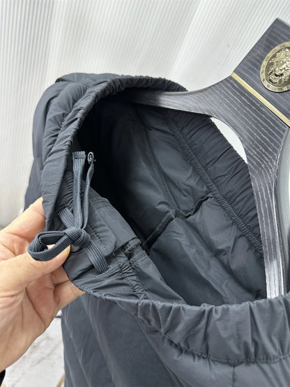 Lightweight Fluffy Windproof Warm Pants Fashionable Simple Winter Cold Resistant Cotton Long Trousers Casual Cuffed Men's Pants