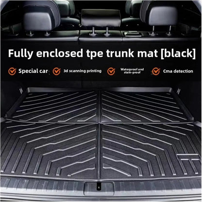TPE Floor Mats for Zeekr 7X 2024-2026 All Weather Custom Fit Car Accessories Waterproof Non-Slip Eco-Friendly Auto Interior Pads