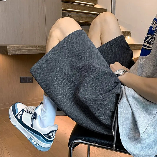 2026 Summer New American Style 290g Herringbone Shorts for Men