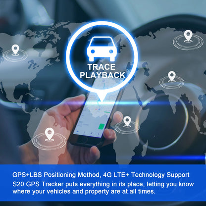 Car Tracking Device S20 Portable Locator 15 Days Long Last Time